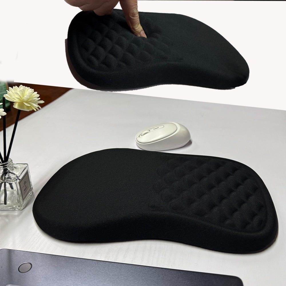 Ergonomic Wrist Support Mouse Pad: Non-Slip Memory Foam