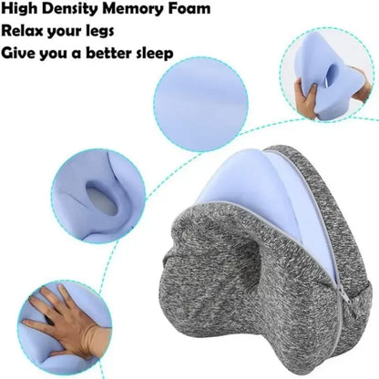 Memory Foam Leg Pillow for Sciatica & Back Pain Relief