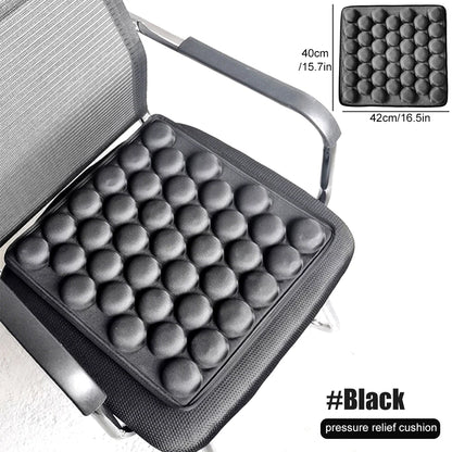 Seat Cushion - Air Inflatable 3D Pressure Relief for Chairs