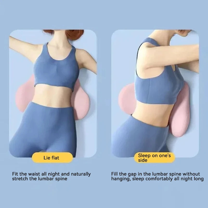Lumbar Support Pillow Cushion - Ergonomic Memory Foam Pillow