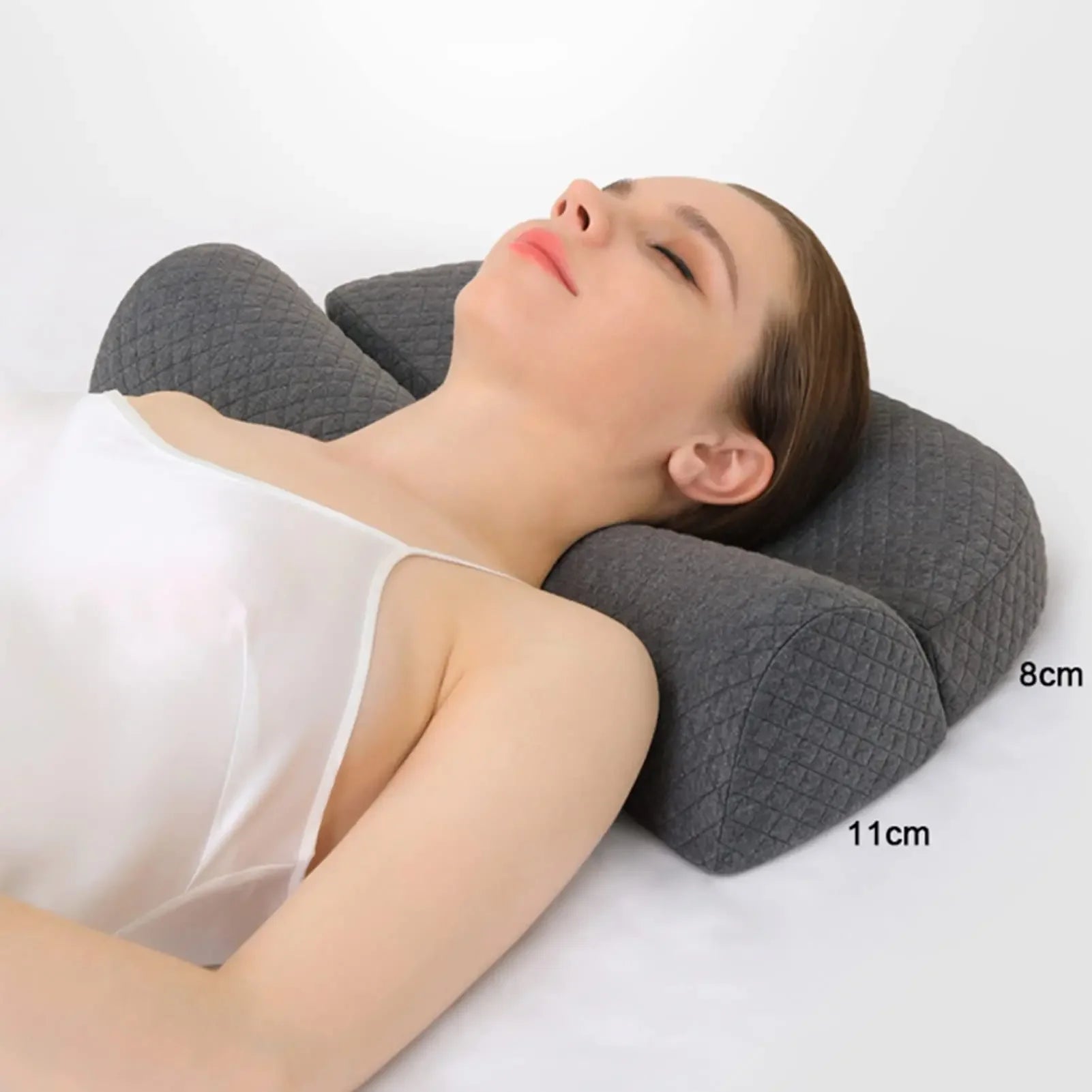 Cervical Memory Foam Pillow - Ergonomic Support for Side Sleepers