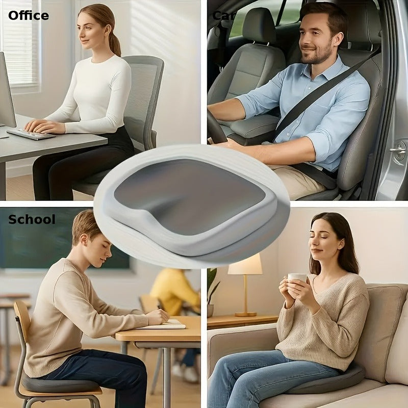 Memory Foam Seat Cushion: Ergonomic Lumbar Support