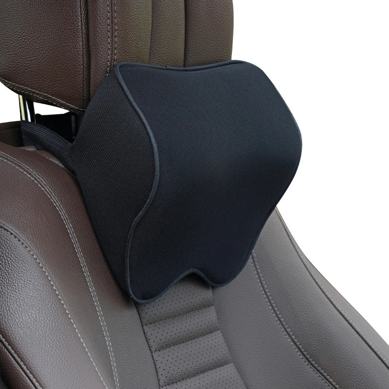 Memory Foam Car Neck Pillow - Universal Headrest Support