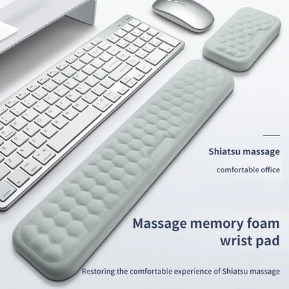 Memory Foam Keyboard Wrist Rest - Ergonomic Support Pad