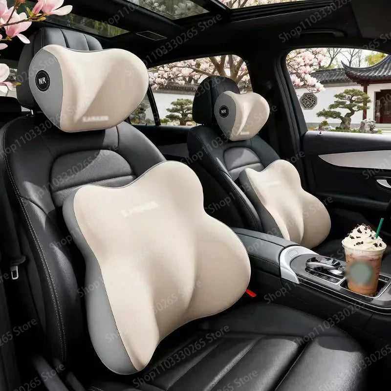 Ergonomic Car Headrest Lumbar Support Cushion