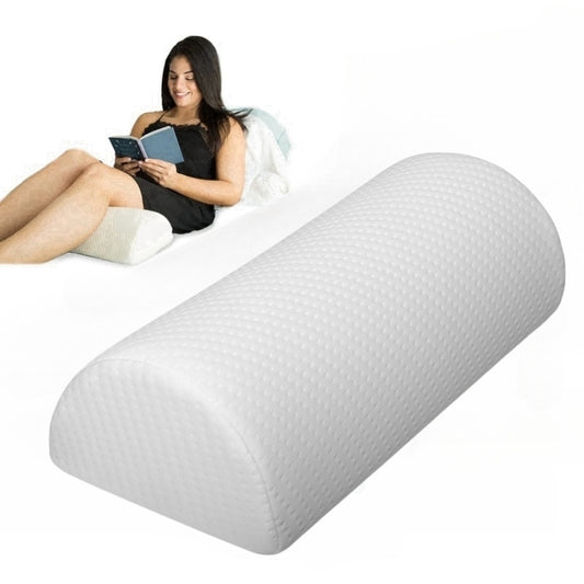Memory Foam Comfort Bolster Pillow for Legs & Back Support