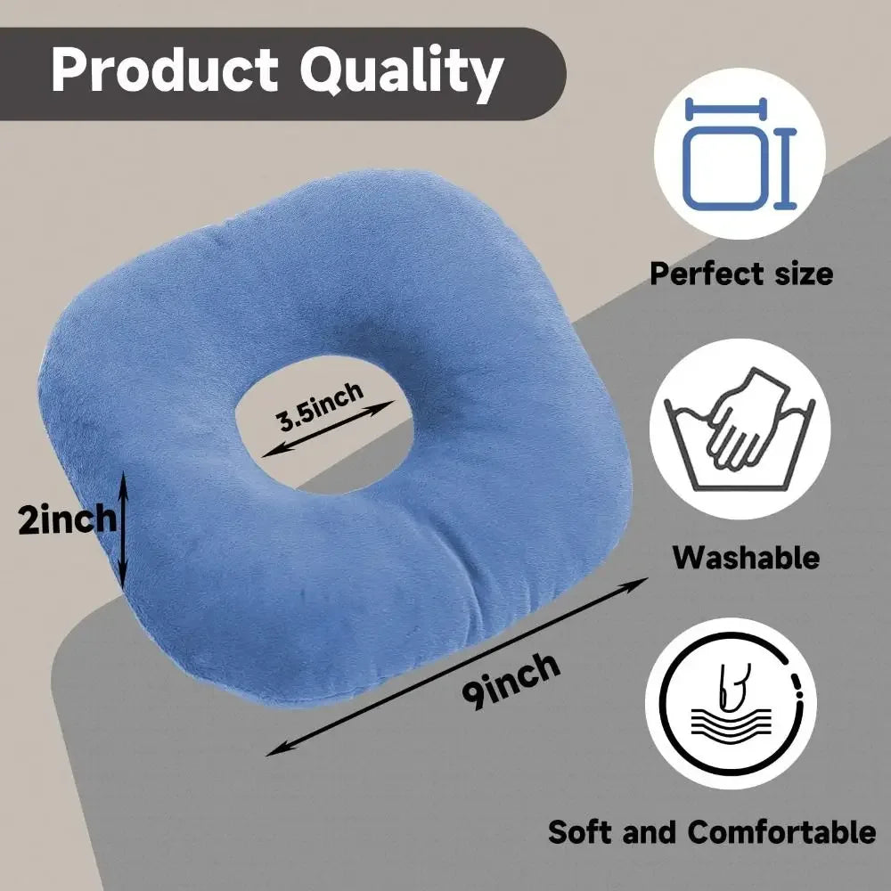 Cotton Filling Ear Piercing Pillow Breathable Portable Pillow with Ear Hole Comfortable Ergonomic Earring Pillow
