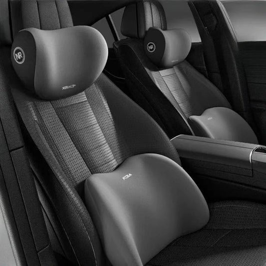 Memory Foam Car Neck & Lumbar Support Cushion