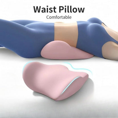 Lumbar Support Pillow Cushion - Ergonomic Memory Foam Pillow