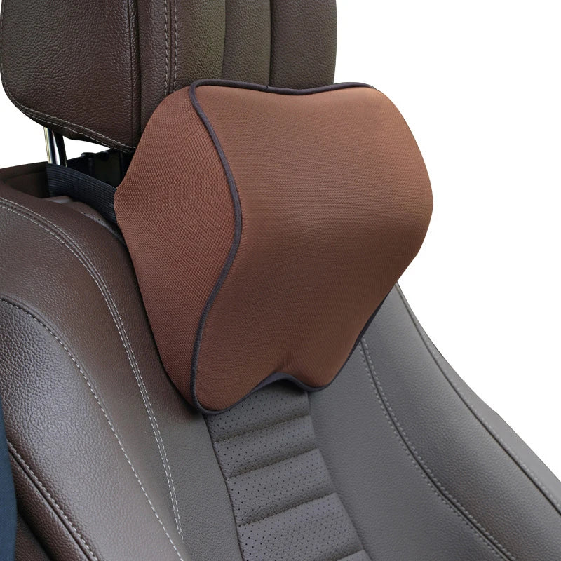 Memory Foam Car Neck Pillow - Universal Headrest Support