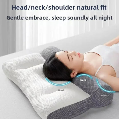 Adult Student Dormitory Reverse Traction Pillow with Core Cervical Spine Protection Special Sleep Pillow for Comfortable Rest