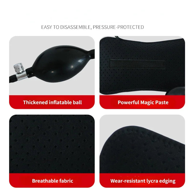 Lumbar Support Pillow: Inflatable Lumbar Cushion for Back Pain Relief