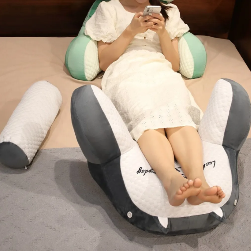 Adjustable Reading Pillow - Ergonomic Back Support Seat Cushion