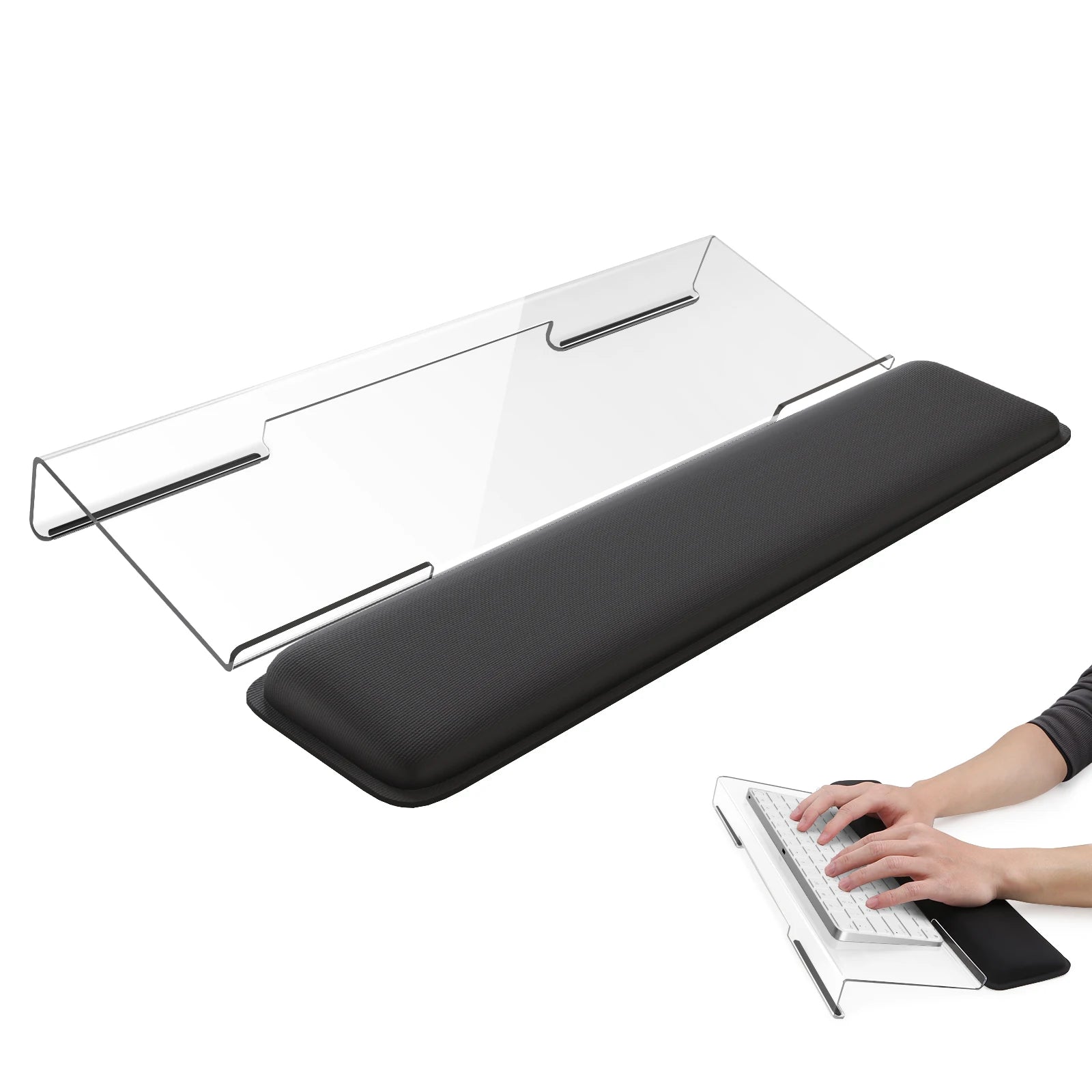 Keyboard Wrist Rest: Ergonomic Acrylic Keyboard Wrist Rest Stand