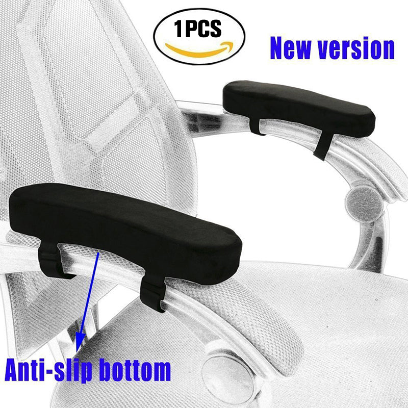 Chair Elbow Cushion: Memory Foam Armrest Cushion Pad - Office Chair Elbow Rest