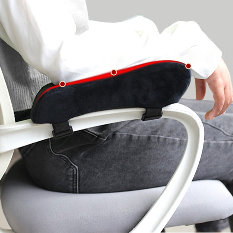 Memory Foam Armrest Pad - Office & Gaming Chair Comfort