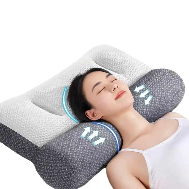 Adult Student Dormitory Reverse Traction Pillow with Core Cervical Spine Protection Special Sleep Pillow for Comfortable Rest
