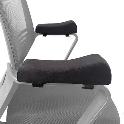 Memory Foam Chair Armrest Pads 2Pcs Non-slip Elbow Cushion for Office Gaming Chair