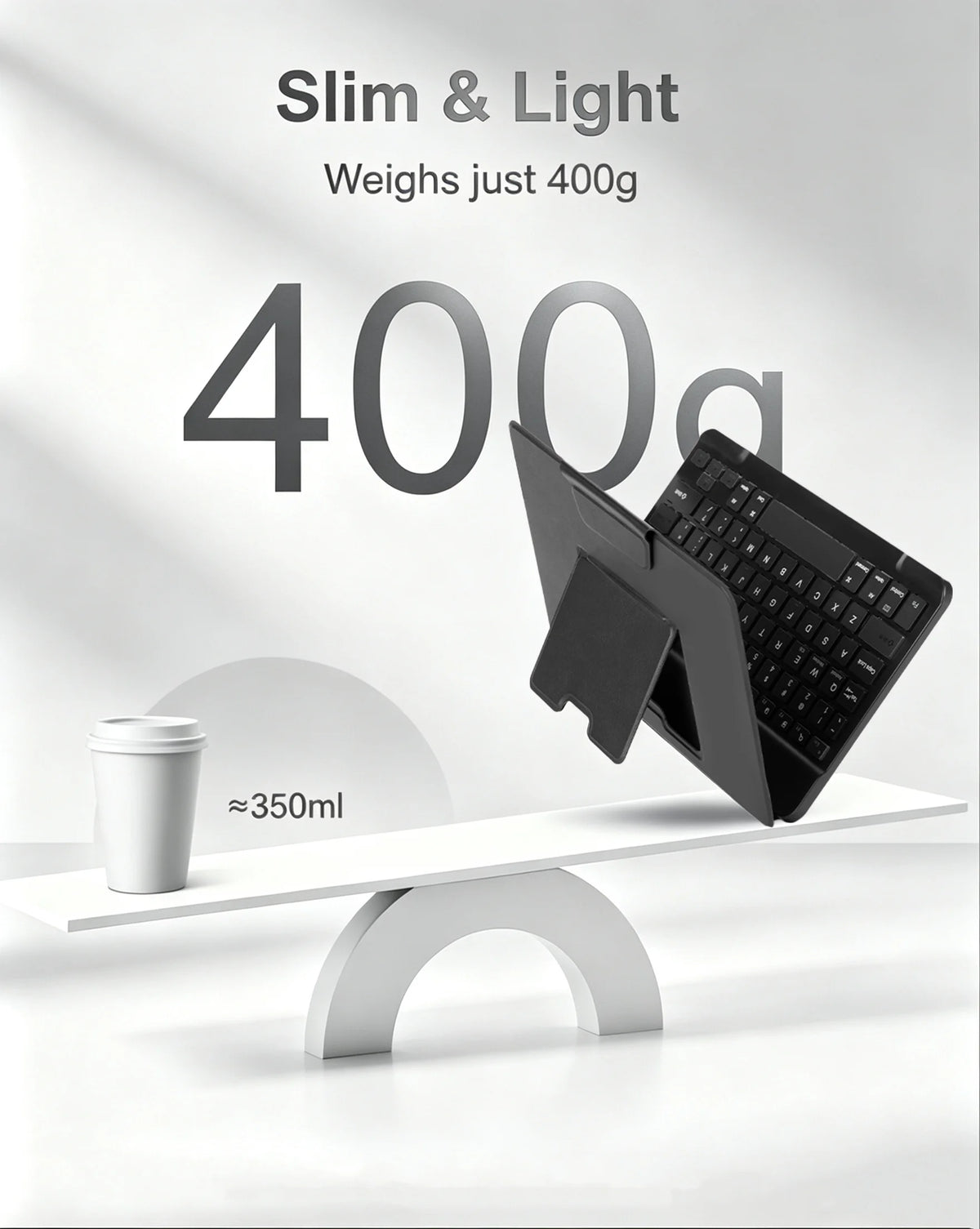 Mini Foldable Wireless Bluetooth Keyboard Rechargeable Folding Portable Keyboards for Tablet Mac Smartphone Windows iOS Android