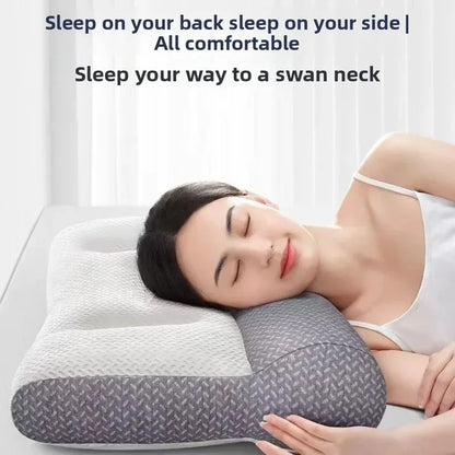Adult Student Dormitory Reverse Traction Pillow with Core Cervical Spine Protection Special Sleep Pillow for Comfortable Rest