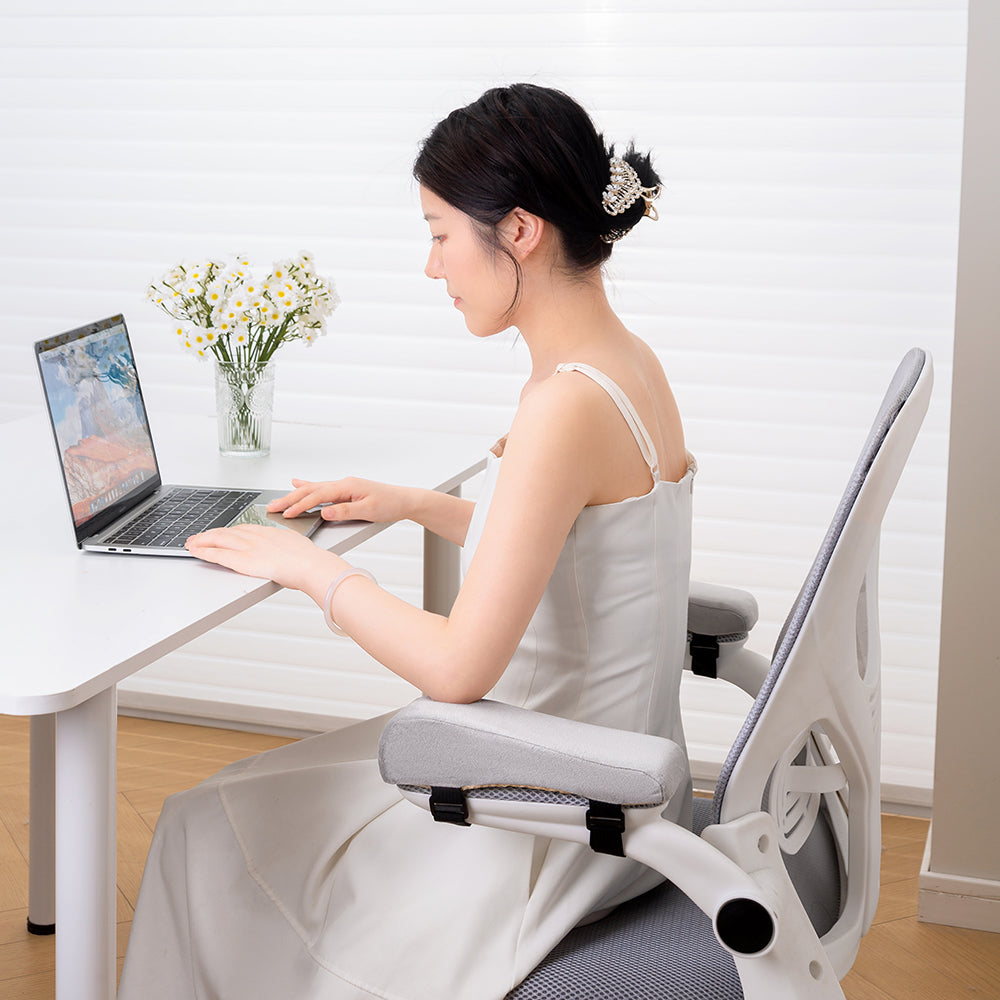 Arm Pillow: Foam Elbow Pillow Armrest Pads for Office Chair Support