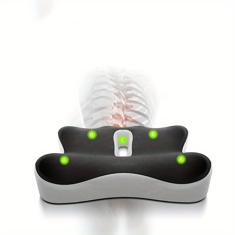 Memory Foam Seat Cushion for Office & Long-Term Sitting