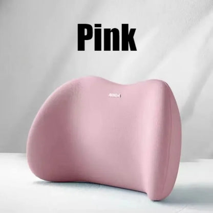 Memory Foam Car Neck Pillow & Lumbar Support Set