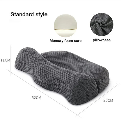Cervical Memory Foam Pillow - Ergonomic Support for Side Sleepers