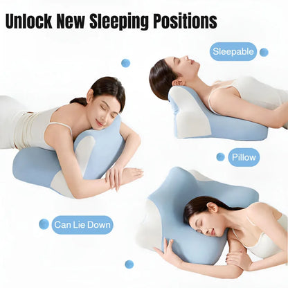Ergonomic Support Pillow Pressure Relief Back Rest Cushion for Bed Reading Sleeping Chest Arm Support Comfortable Wedge Pillow