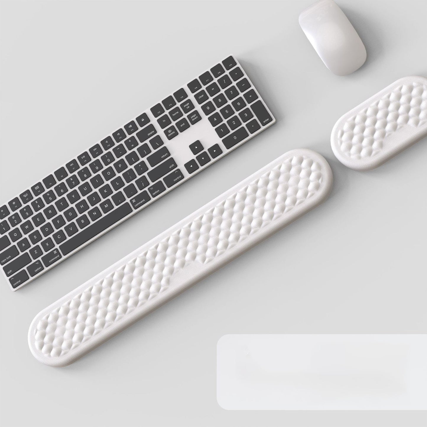 Wrist Rest: Ergonomic Keyboard Wrist Rest - Silky Memory Foam Support