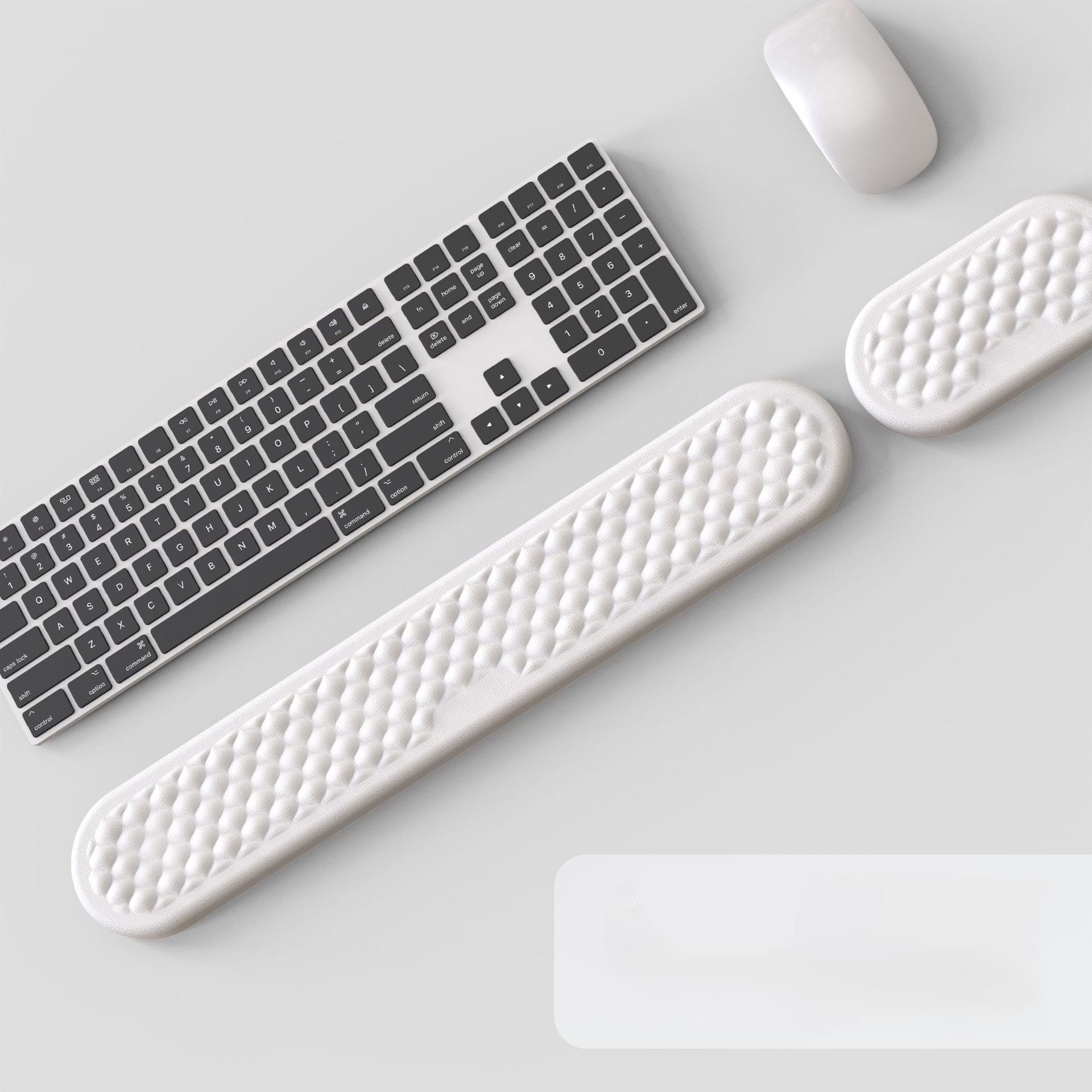 Wrist Rest: Ergonomic Keyboard Wrist Rest - Silky Memory Foam Support