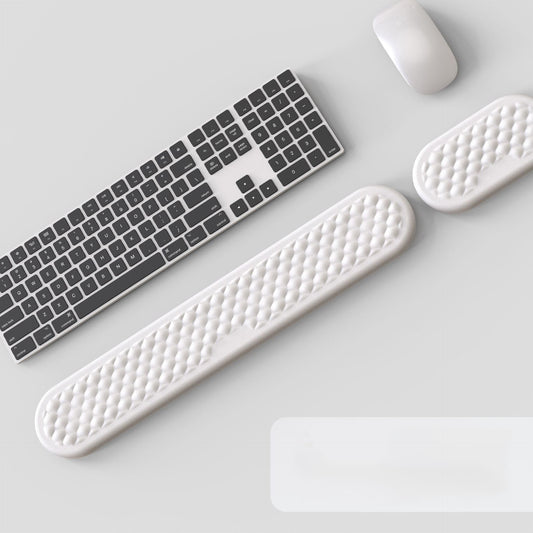 Wrist Rest: Ergonomic Keyboard Wrist Rest - Silky Memory Foam Support