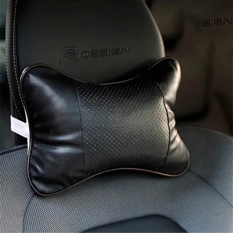 Car Seat Cushion: Headrest Pillow - Breathable Neck Support Cushion
