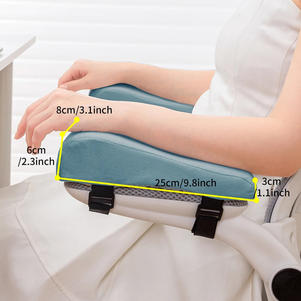 Arm Pillow: Foam Elbow Pillow Armrest Pads for Office Chair Support