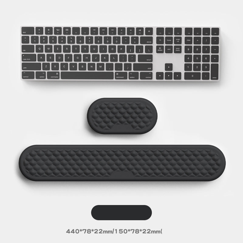 Wrist Rest: Ergonomic Keyboard Wrist Rest - Silky Memory Foam Support