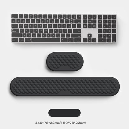 Wrist Rest: Ergonomic Keyboard Wrist Rest - Silky Memory Foam Support