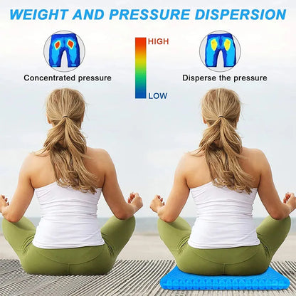 Double Thick Gel Cushion - Soft, Breathable Chair Pad