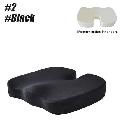 Memory Foam Coccyx Cushion for Tailbone Pain Relief - Office/Car