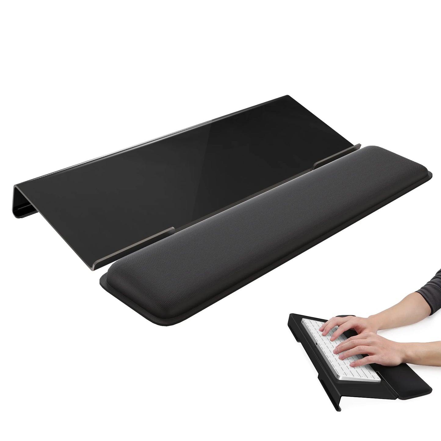 Keyboard Wrist Rest: Ergonomic Acrylic Keyboard Wrist Rest Stand