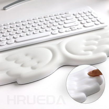 Ergonomic Wrist Rest Set: Angel Wing Memory Foam Support