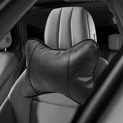 Car Seat Cushion: Headrest Pillow - Breathable Neck Support Cushion