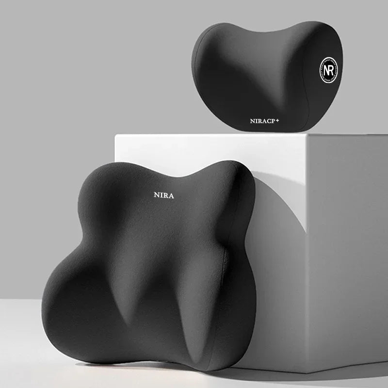 Ergonomic Car Headrest Lumbar Support Cushion