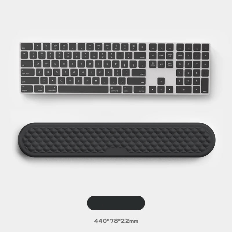 Wrist Rest: Ergonomic Keyboard Wrist Rest - Silky Memory Foam Support