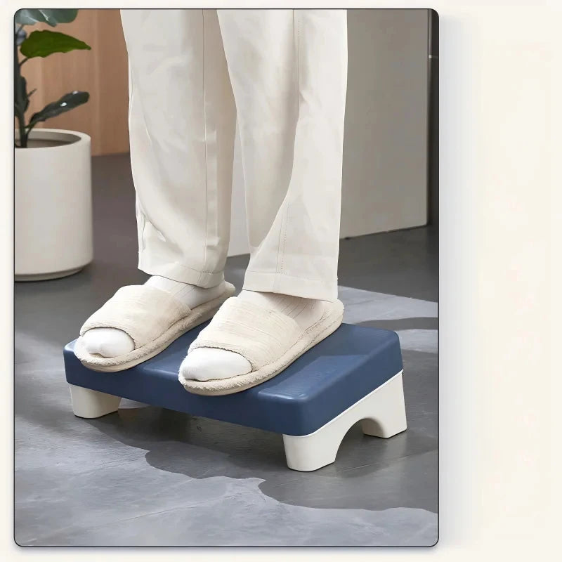 Ergonomic PP Foot Rest Under Desk Foot Stool Space Saving Footrest for Office Study Sofa Home Comfortable Support