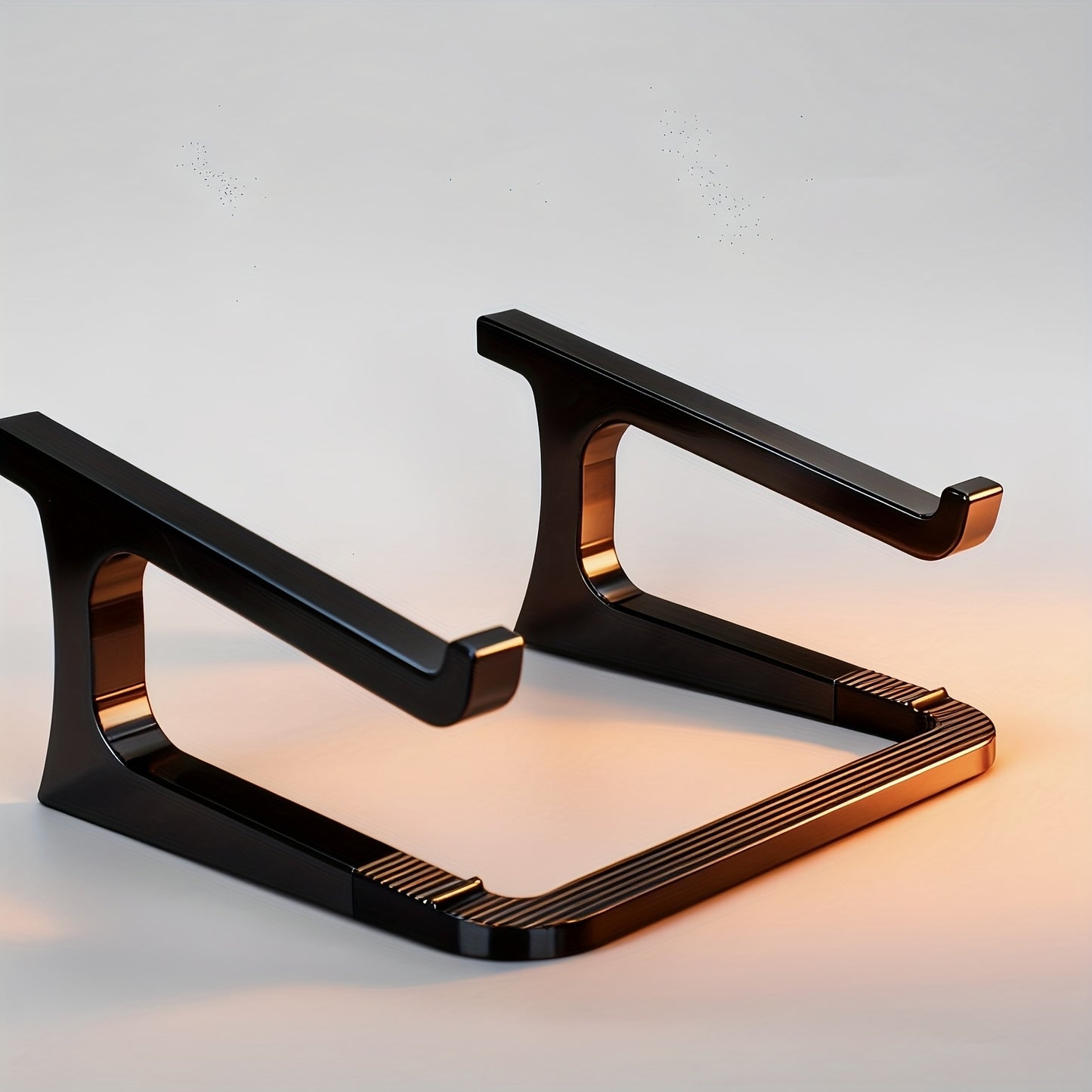 Portable Laptop Stand - Adjustable Height & Cooling Design