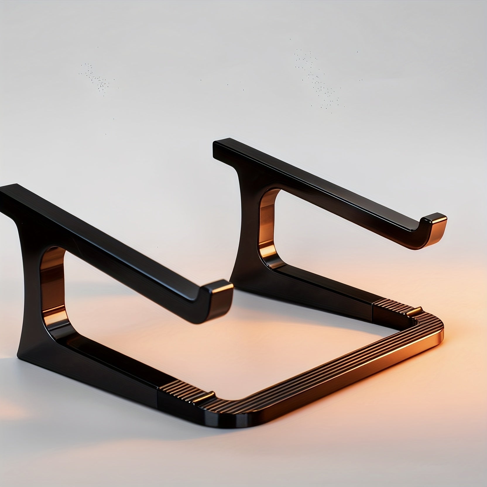 Portable Laptop Stand - Adjustable Height & Cooling Design