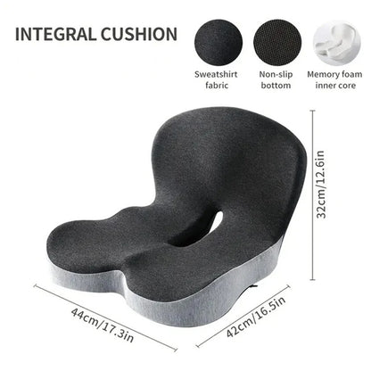 Memory Foam Lumbar Support Pillow for Car & Office