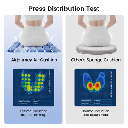 1pc 3D Ergonomic Chair Cushion For Long Sitting, Office Chair Car Seat Cushion, Adjustable Inflatable Cushion