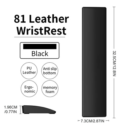 Ergonomic Gaming Wrist Rest - 81-Key Keyboard Comfort