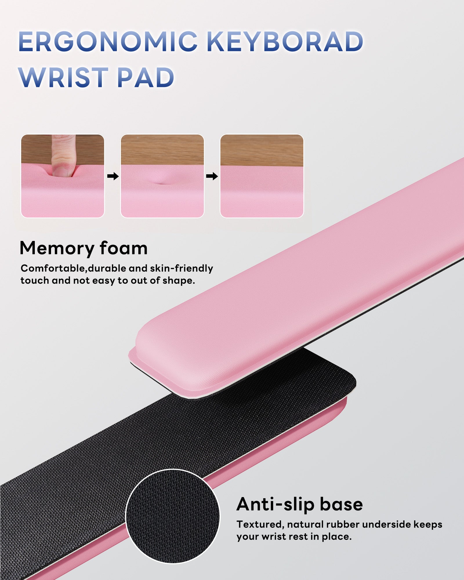 Keyboard Wrist Rest: Ergonomic Acrylic Keyboard Wrist Rest Stand